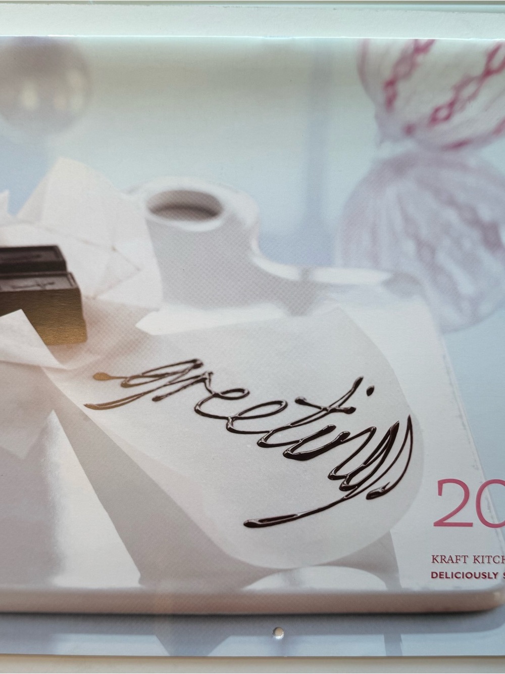 Kraft Kitchens 2007 Calendar
Deliciously Simple Everyday Greetings/
Used